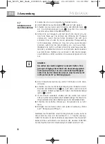 Предварительный просмотр 12 страницы Medisana 54105 Instruction Manual