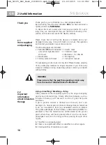 Предварительный просмотр 20 страницы Medisana 54105 Instruction Manual