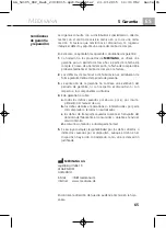 Preview for 69 page of Medisana 54105 Instruction Manual