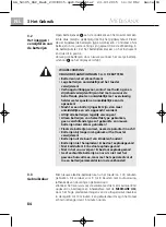 Предварительный просмотр 88 страницы Medisana 54105 Instruction Manual