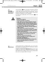 Preview for 101 page of Medisana 54105 Instruction Manual