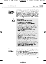 Предварительный просмотр 127 страницы Medisana 54105 Instruction Manual