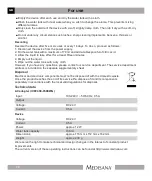 Preview for 14 page of Medisana 60086 Operating Instructions Manual