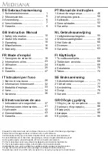 Preview for 2 page of Medisana 61160 Instruction Manual