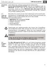 Preview for 11 page of Medisana 61160 Instruction Manual