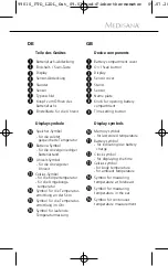 Preview for 4 page of Medisana 75611 Instruction Manual