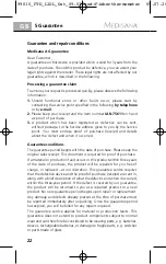 Preview for 32 page of Medisana 75611 Instruction Manual