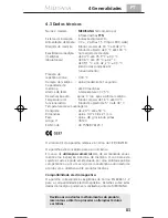 Предварительный просмотр 89 страницы Medisana 76120 FTN Instruction Manual