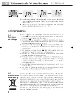 Предварительный просмотр 16 страницы Medisana 77055 Instruction Manual