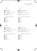 Preview for 4 page of Medisana 88211 Instruction Manual