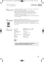 Preview for 61 page of Medisana 88211 Instruction Manual