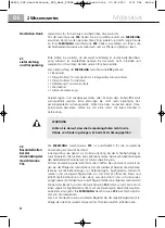 Preview for 10 page of Medisana 88245 Instruction Manual