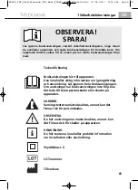 Preview for 71 page of Medisana 88245 Instruction Manual