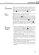 Preview for 9 page of Medisana 88290 Manual