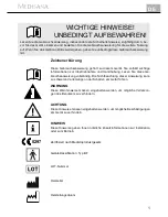 Preview for 7 page of Medisana 88310 Instruction Manual