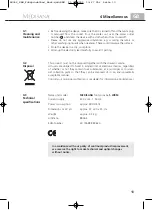 Preview for 19 page of Medisana 88362 Instruction Manual