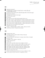 Preview for 4 page of Medisana 88930 MCN Instruction Manual