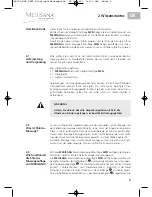 Preview for 15 page of Medisana 88930 Instruction Manual