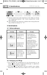 Preview for 16 page of Medisana 99293 Instruction Manual