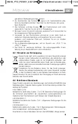 Preview for 17 page of Medisana 99293 Instruction Manual