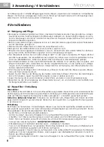 Preview for 8 page of Medisana AH 660 Owner'S Manual