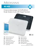 Medisana BS 450 Instruction Manual предпросмотр