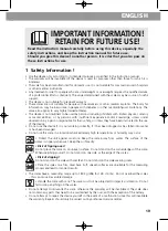 Предварительный просмотр 22 страницы Medisana BS 477 Manual