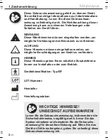 Preview for 6 page of Medisana CardioDock 2 Instruction Manual