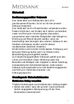 Preview for 3 page of Medisana DH 610 Translation Of The German Original Instruction Manual