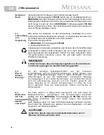 Preview for 12 page of Medisana FM 888 Instruction Manual