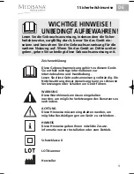 Preview for 5 page of Medisana FWS Instruction Manual