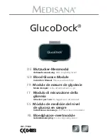 Medisana GlucoDock Instruction Manual предпросмотр