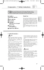 Preview for 7 page of Medisana Happy Life 30310 Instruction Manual