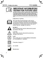 Предварительный просмотр 12 страницы Medisana HDP Instruction Manual