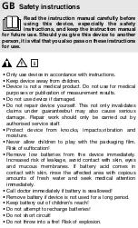 Предварительный просмотр 2 страницы Medisana HG 100 User Manual