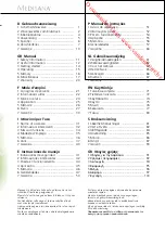 Preview for 2 page of Medisana HGV Manual