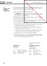 Preview for 16 page of Medisana HGV Manual