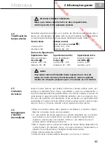 Preview for 59 page of Medisana HGV Manual