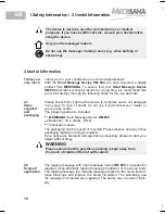 Предварительный просмотр 14 страницы Medisana HM 850 Manual
