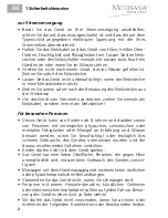 Предварительный просмотр 8 страницы Medisana HM 855 Manual Instruction