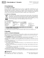 Предварительный просмотр 12 страницы Medisana HM 855 Manual Instruction