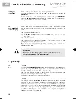 Предварительный просмотр 18 страницы Medisana HP 605 Instruction Manual