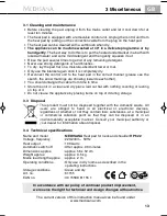 Preview for 17 page of Medisana HP 622 Instruction Manual