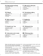 Preview for 2 page of Medisana HP 625 Comfort Instruction Manual