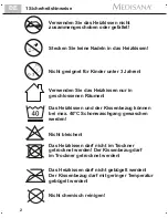 Preview for 6 page of Medisana HP 625 Comfort Instruction Manual