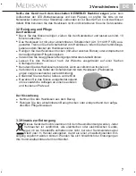 Preview for 11 page of Medisana HP 625 Comfort Instruction Manual