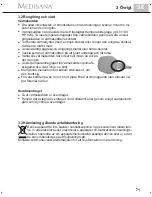 Preview for 75 page of Medisana HP 625 Comfort Instruction Manual