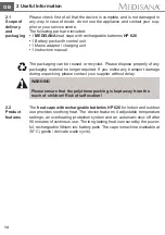 Preview for 20 page of Medisana HP 626 Instruction Manual