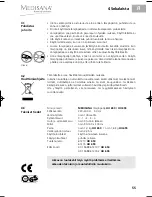 Preview for 59 page of Medisana HU 650 Instruction Manual