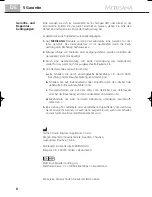 Preview for 12 page of Medisana LSB 45200 Manual